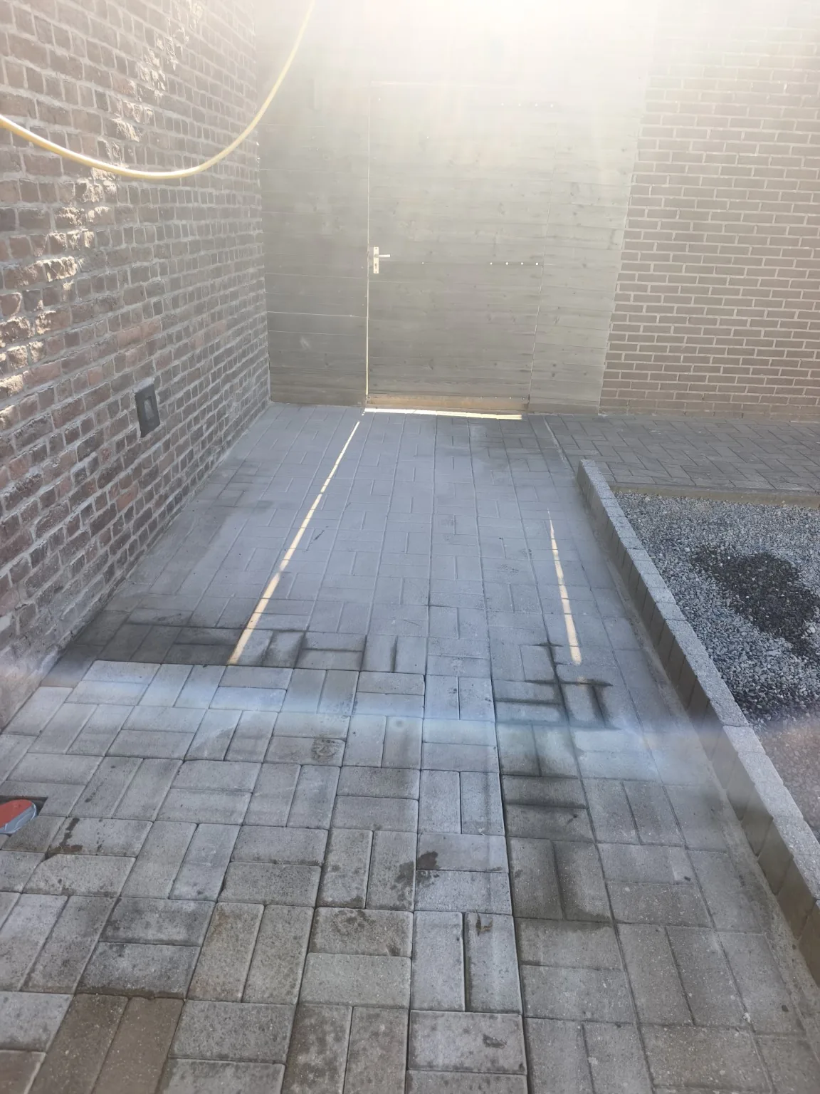 Voor – klinkerverharding project Aureon